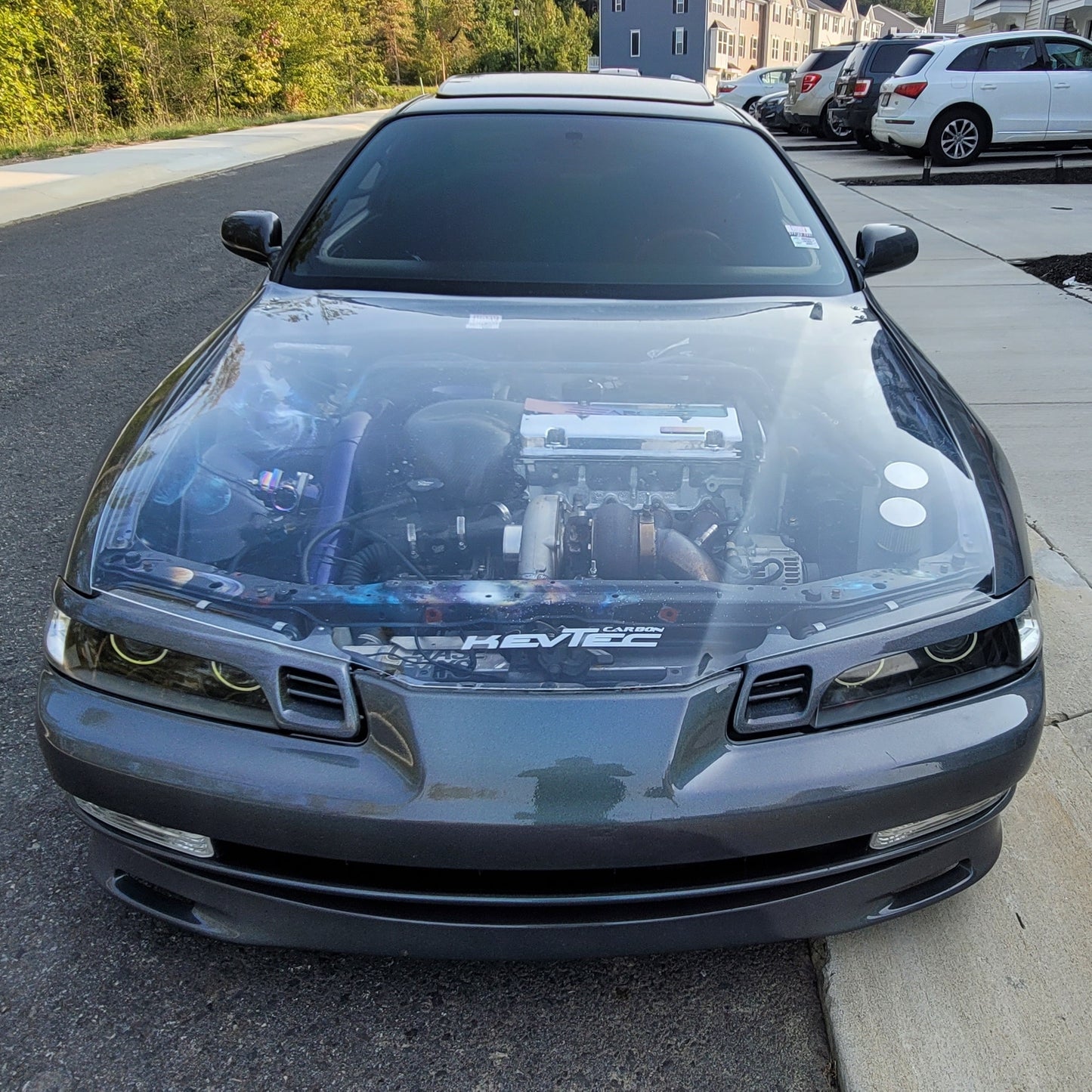 4th gen Honda Prelude Clear hood